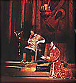 Escenario de una &oacute;pera & quot; Boris Godunov & quot; 